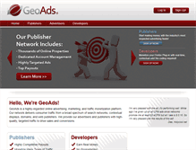 Tablet Screenshot of geoads.com